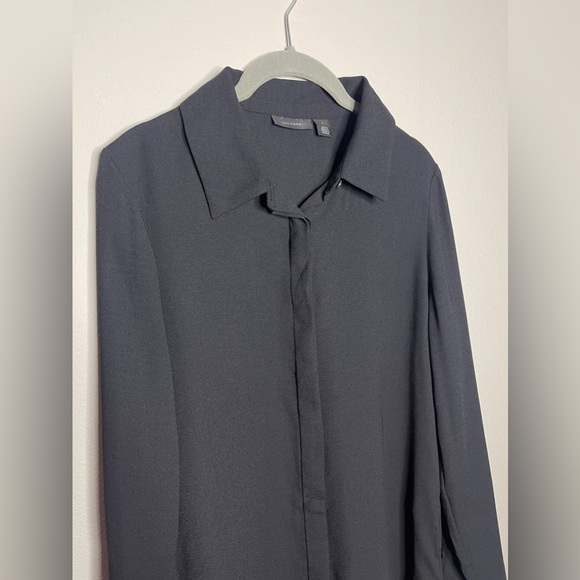 Black Halogen long sleeve button down shirt - Picture 2 of 8